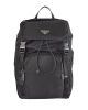 Prada Black Re-nylon And Saffiano Leather Backpack (平行進口) 2VZ135-2DMG-HOL-F0002