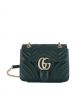 Gucci GG Marmont small shoulder bag in green leather  (平行進口)  837280-AAE38-3020