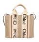 Chloe Small Linen Woody Tote Bag (平行進口) CHC22AS397-I26-6J5