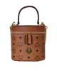 MCM Small Cylinder Crossbody in Visetos Cognac (平行進口) MWRAACG01-CO001