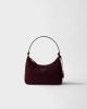 Prada Burgundy Prada Aimée Medium Leather Shoulder Bag (平行進口)