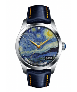梵高星夜機械鑽石腕錶
