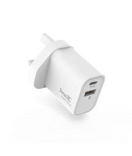 inno3C i-30DF 超級矽PD 30W 雙輸出快速充電器 (白色)