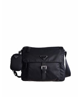Prada Black Re-nylon Shoulder Bag (平行進口) 1BD994-RV44-B1M-F0002