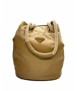 Prada Camel Brown Prada Mariner Re-nylon Small Bucket Bag (平行進口) 1BE082-2HG8-OOO-F0040