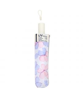 日本 NIFTY COLORS – Mini 53 雙色花朵防UV自動太陽傘