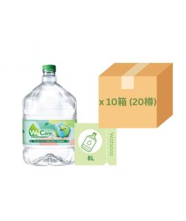 屈臣氏 蒸餾水8公升 電子水券 x 10箱 (20樽)