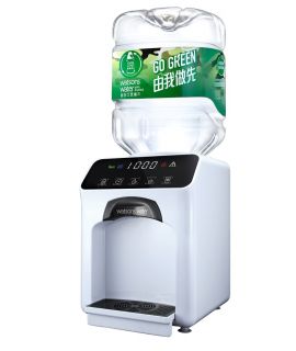 屈臣氏家居水機 -  Wats-Touch即熱式冷熱水機 (白) + 48樽8公升樽裝蒸餾水