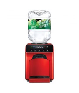 屈臣氏家居水機 -  Wats-Touch即熱式冷熱水機 (紅) + 48樽8公升樽裝蒸餾水 