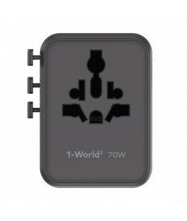Momax 1-World2 70W  5-插口雙AC旅行充電插座