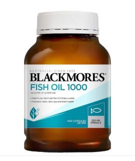 澳洲 Blackmores原味魚油1000mg 400粒 (平行進口)