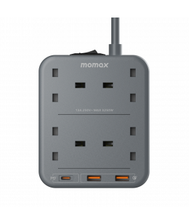 Momax ONEPLUG PD20W 2A1C 4位拖板