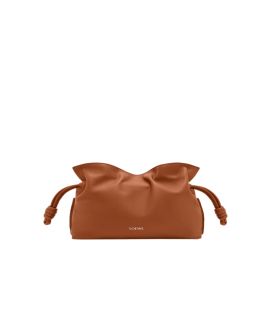 Loewe Mini Flamenco clutch in nappa calfskin Brown (平行進口) A411FC2XA6-4927