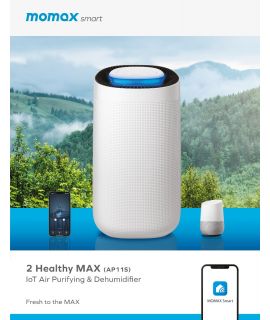 MOMAX Momax 2 Healthy MAX IoT智能2-in-1空氣淨化抽濕機 AP11SUKW