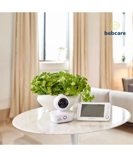 Bebcare Motion - 數位低電磁輻射視訊嬰兒監視器，配備 4.3 吋真彩螢幕、溫度和移動偵測、夜燈、音樂搖籃曲，最多可連接 4 個攝影機