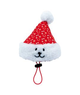 聖誕老人帽子藏食毛絨寵物玩具 (長/短)