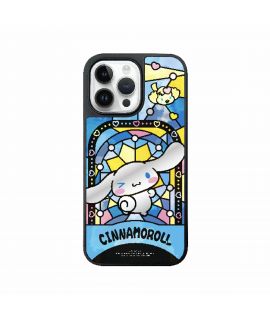 i-Smart 彩繪玻璃風鏡面手機保護殼 - 玉桂狗