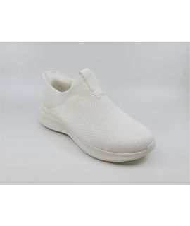 Slip On Sport Shoes-White