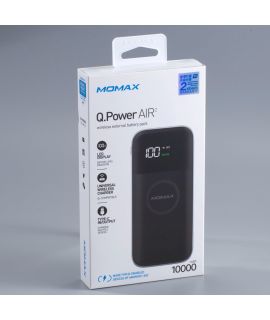 Momax Q.Power Air2 IP90 無線充電流動電源 10000mAh (黑色) 配送 30CM Type-C 充電線