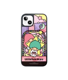 i-Smart 彩繪玻璃風鏡面手機保護殼 - 雙子星