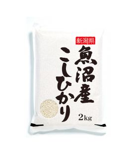 日本米 頂級 新潟縣魚沼產越光米 2 kg (白袋)