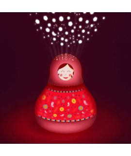 Trousselier - Matryoshka 俄羅斯娃娃 LED音樂星星投影燈  (USB充電版本)