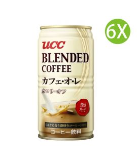 6X 日本製 低卡路里法式牛奶咖啡 (185g x 6) #UCC Coffee, UCC 咖啡 [502590]