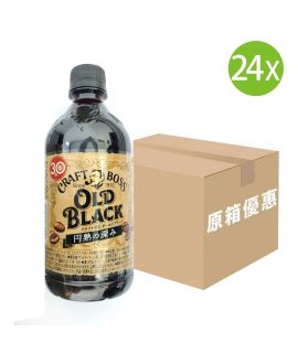 24X 日本製 Suntory CRAFT BOSS Old Black 手工無糖黑咖啡 (500ml x 24) [原箱]