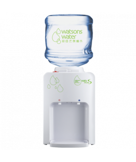 屈臣氏 - Wats-MiniS 座檯式溫熱水機 (白) +  6樽12公升家庭裝蒸餾水