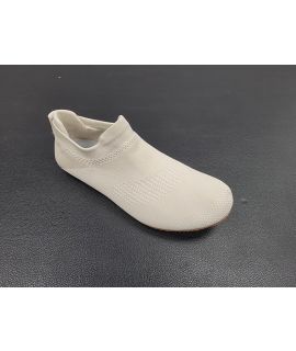 Woven Flat Shoes-Beige