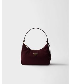 Prada Burgundy Prada Aimée Medium Leather Shoulder Bag (平行進口) 1BC229-2CYS-F0LV7