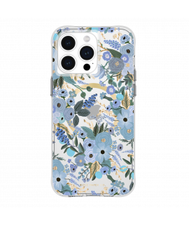 Rifle Paper Co. 手機殼兼容MagSafe適用2023 6.7" iPhone Pro Max Garden Party Blue 
