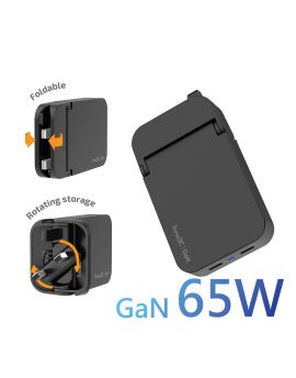 i-65UK 摺疊 65W GaN 快速充電器