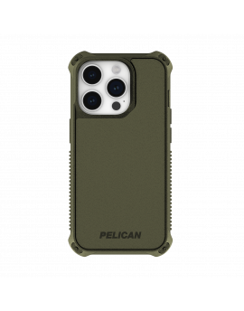 Pelican - Guardian 手機殼兼容MagSafe適用iPhone 15 Pro Olive Drab Green 
